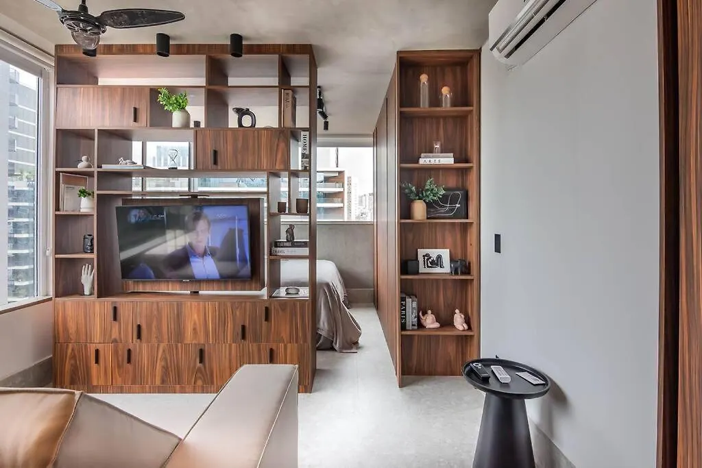 Studio Luxo Faria Lima Arthur Casas Ferreira Lobo Sao Paulo Apartment