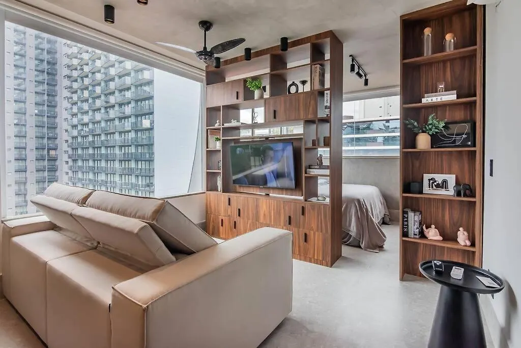 Appartamento Studio Luxo Faria Lima Arthur Casas Ferreira Lobo San Paolo